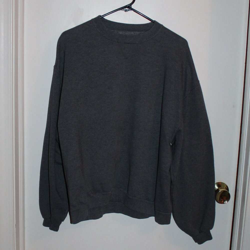 Men's Jerzees Gray Sweatshirt - Size Large